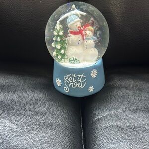 Snow Globe with Snowman and Tree